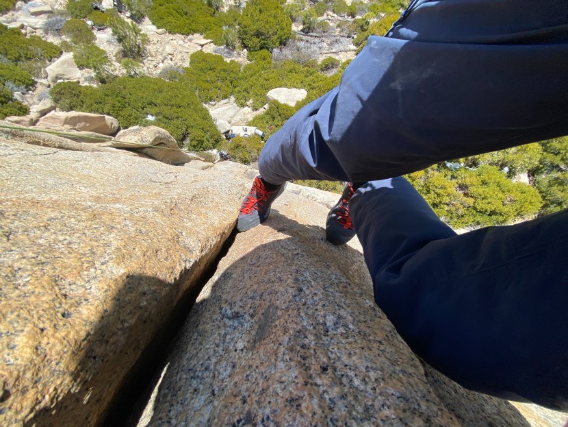 black diamond technician approach - 5.10 cracks sure are nice in this shoe. the toe rand rubber is...