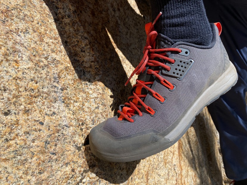 black diamond technician approach - the narrow last, enhanced lacing system and rubber enclosed midsole...