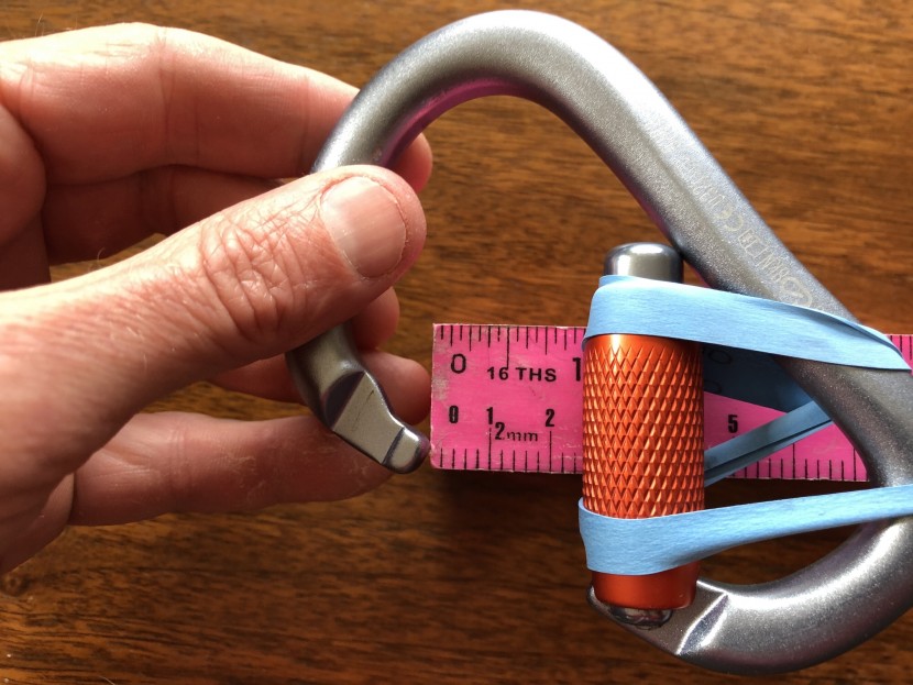 black diamond rocklock twistlock - at 25mm of gate clearance, this one has more than almost any other...