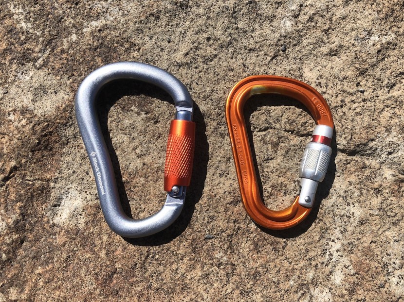 black diamond rocklock twistlock - you can see how much bigger the rocklock is than the attache, which...