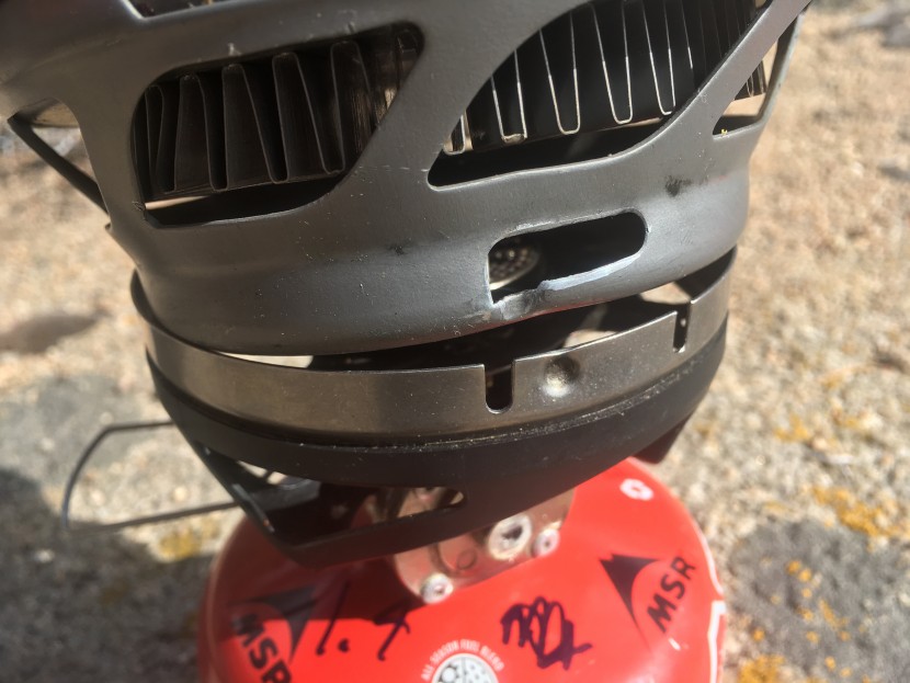 backpacking stove - one of the defining features of an integrated canister stove is that...