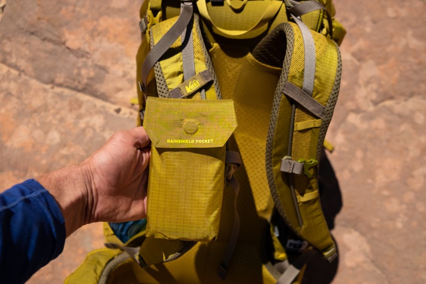 budget backpacking pack - the flash 55 includes several handing pockets and storage...