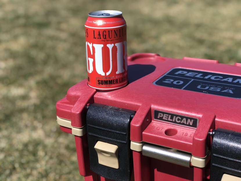 pelican 20 elite - though there are shallow cupholders on the top of this cooler, its...