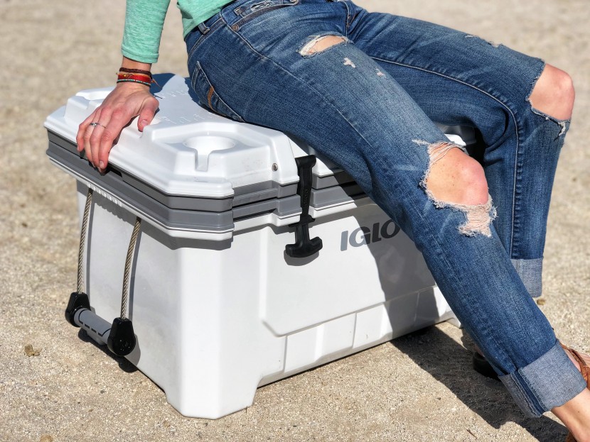 igloo imx 70qt - not our favorite portable companion, but the imx does a decent job...