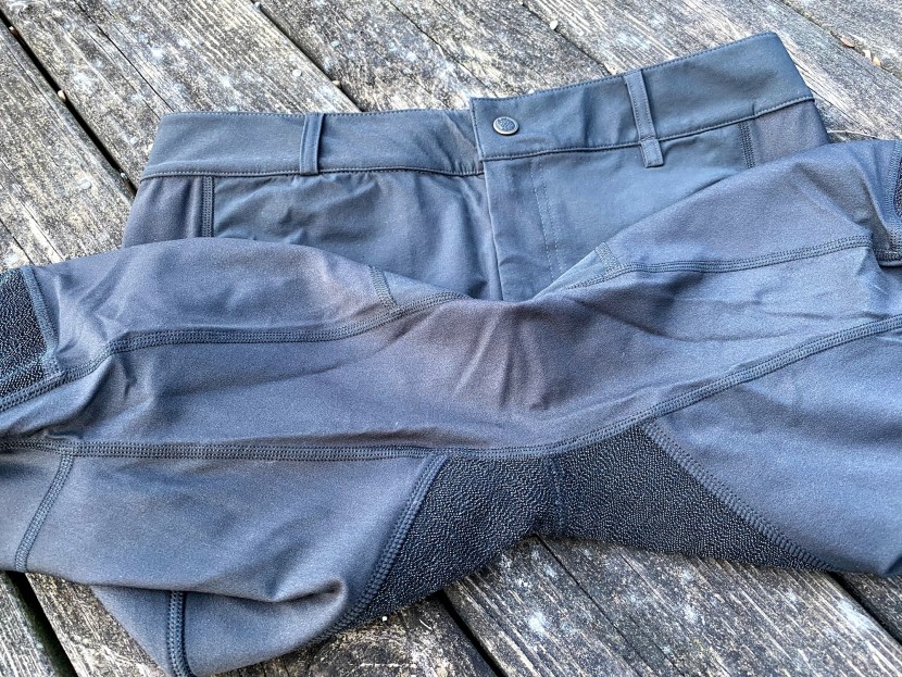 hiking pants - some pants have a gusset (strip of fabric across the middle) in the...