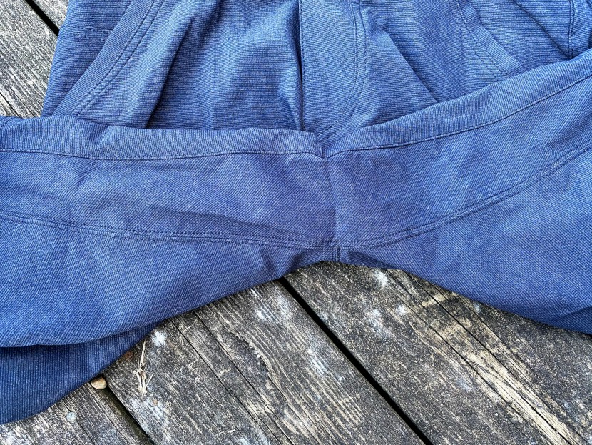 the gusset in the crotch (strip across the center) is helpful, but...