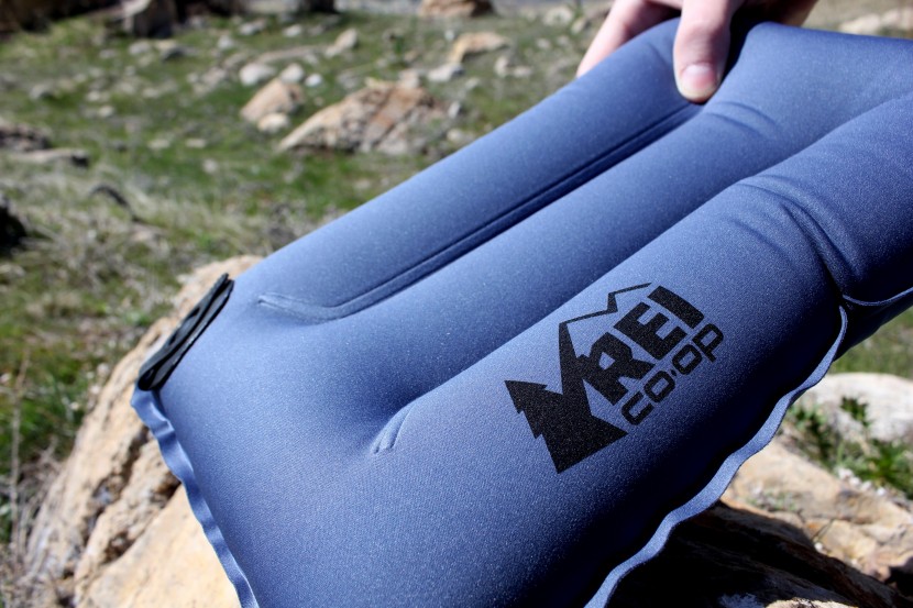 rei co-op camp dreamer - a foam interior and stretch-nylon bladder make this pillow a little...
