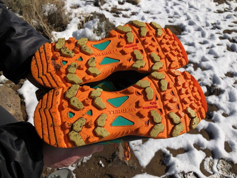 merrell mqm flex 2 low for women - colorful to its sole. also, sticky rubber and deep lugs that offered...