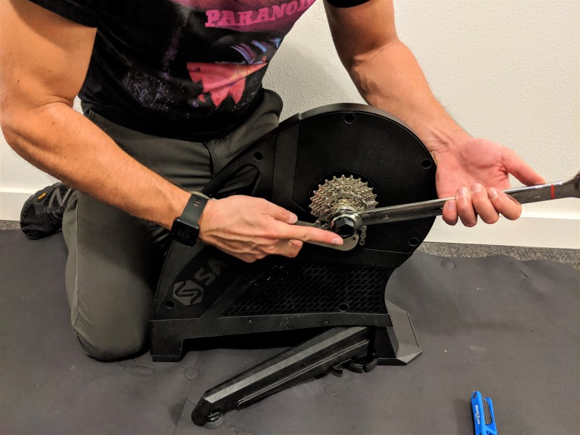 saris h3 direct drive - the hardest part of the h3&#039;s initial setup is getting your cassette...