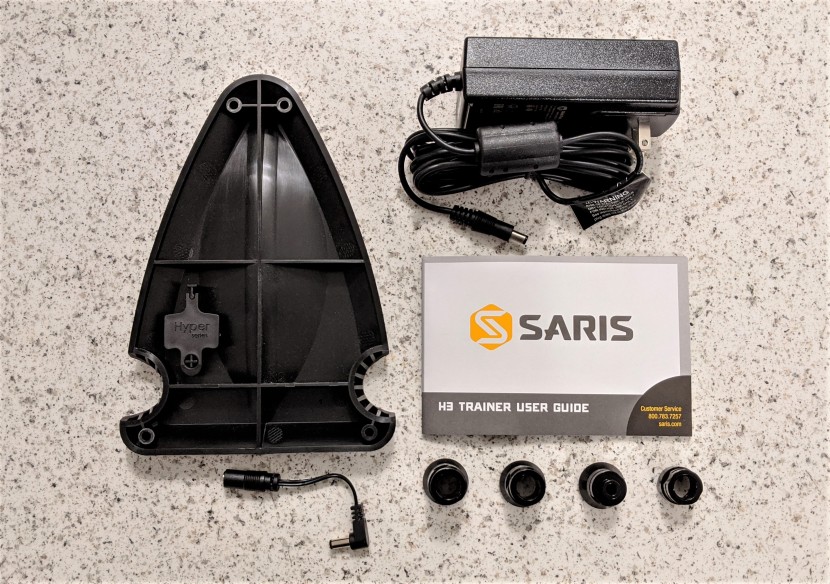saris h3 direct drive - the saris h3 comes with a handful of useful things, including a...