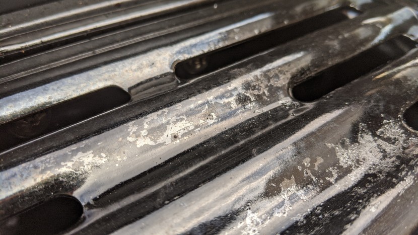 one of our main criticisms was the deterioration of the grill...