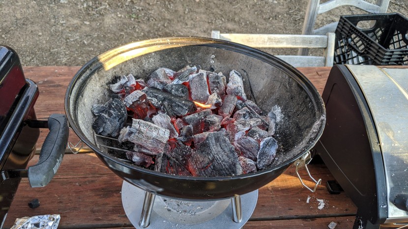 how the coal bed is supposed to look: consolidated and hot.