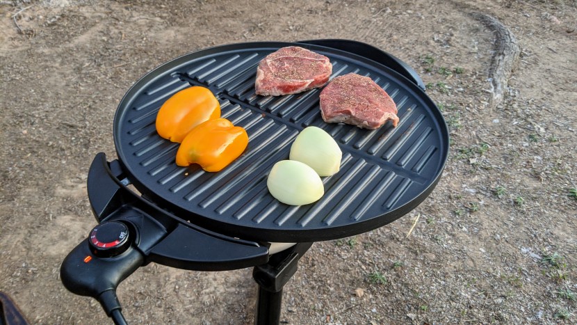 george foreman indoor/outdoor 15+ - without individual heating elements, we had to closely manage how to...