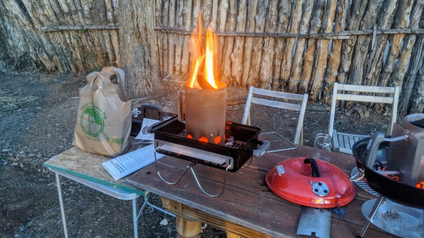 firing up some charcoal for side-by-side testing.