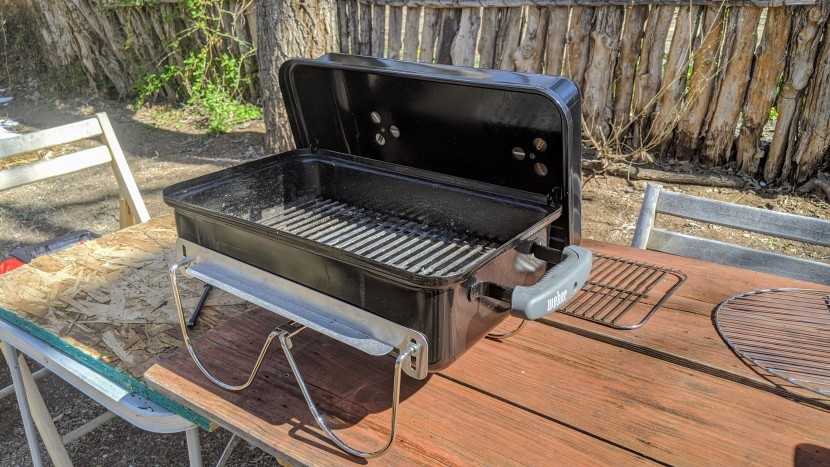weber go-anywhere charcoal - a simple and thoughtful touch! these well-designed hangers pull...