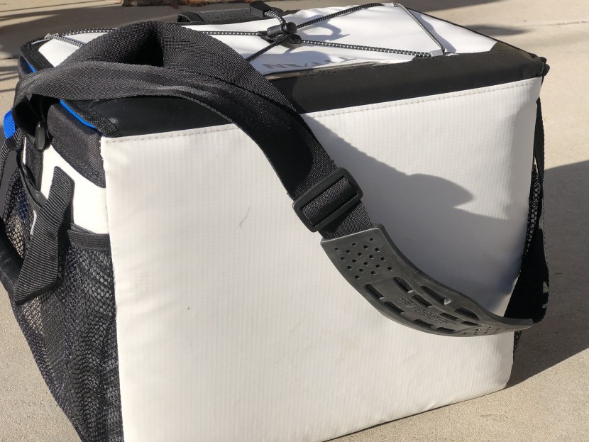 arctic zone titan deep freeze zipperless - the rubber &quot;padding&quot; on the strap of the titan zipperless is not...