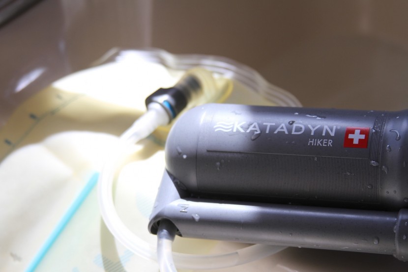katadyn hiker - it&#039;s also compatible to fill up a hydration bladder with ease!