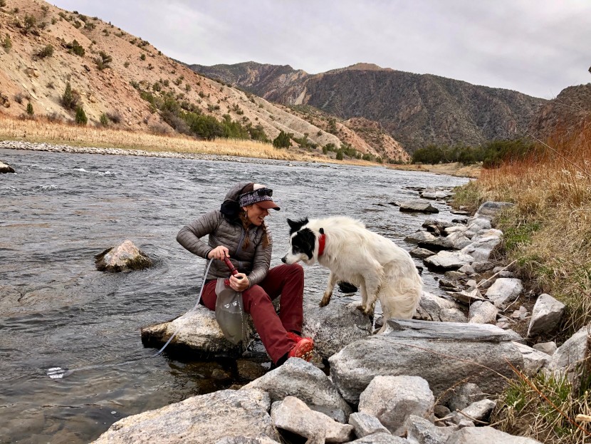 backpacking water filter - the msr hyperflow is the fastest pump filter tested, treating one...