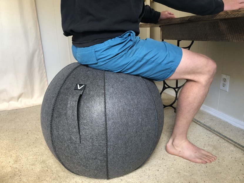 exercise equipment - beyond ab workouts, exercise balls work great as an office chair.