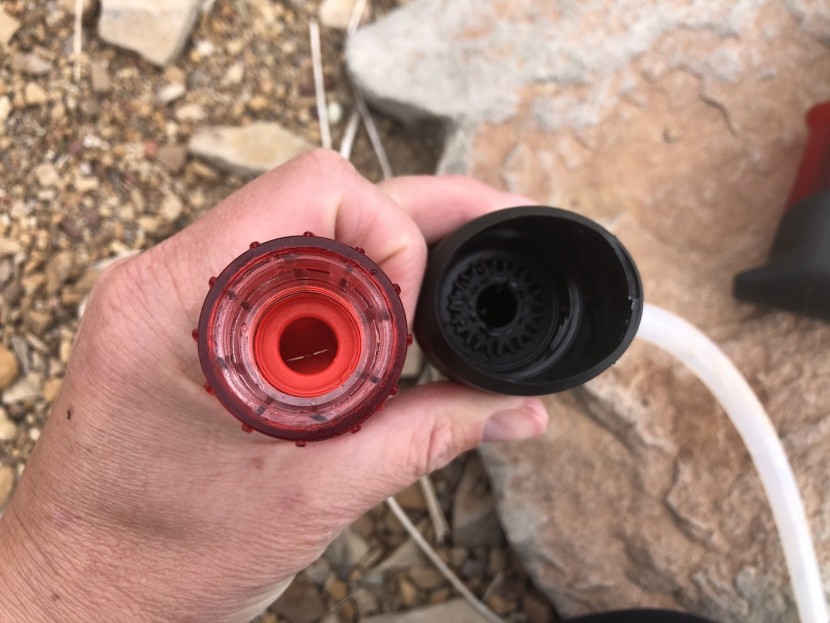 msr hyperflow microfilter - these are both loaded in the &quot;filter&quot; positions.