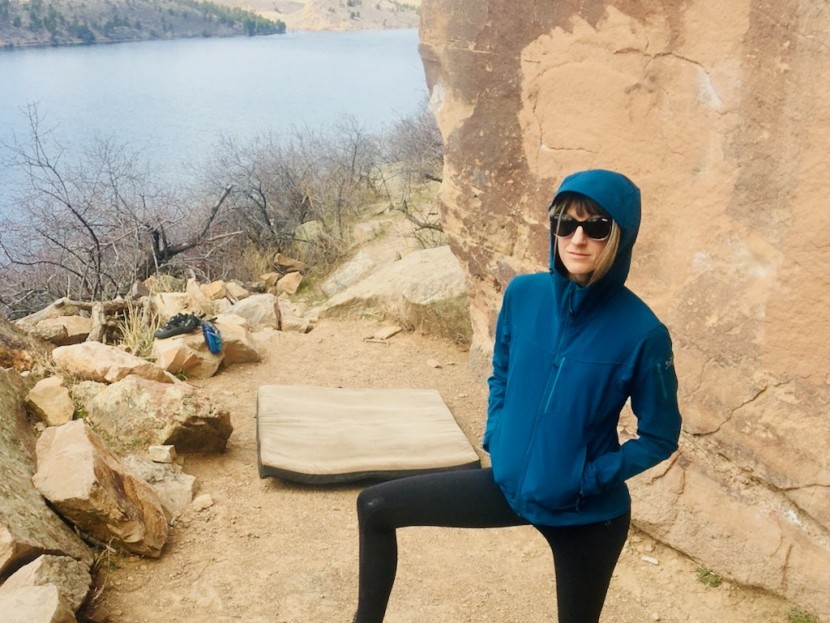 arc'teryx gamma mx hoody for women - the hood on the gamma mx is spacious enough for a helmet and...