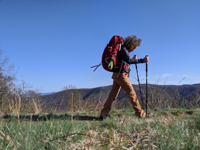 the halle pants aren't our first pick for backpacking missions, but...