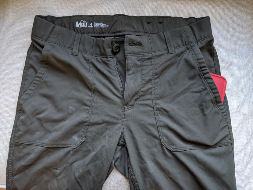 the wide pocket openings don't hold onto a modern cell phone very...