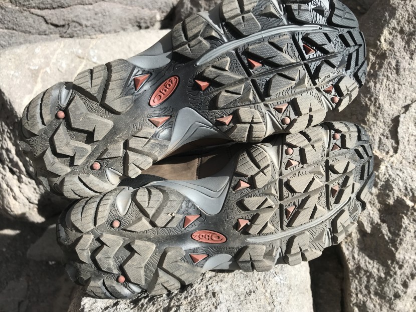 oboz firebrand ii bdry - the pattern on the sawtooth sole is much better suited to...