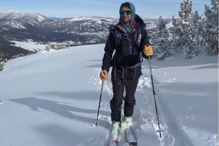 backcountry ski poles - longer poles are nice on mellow uptracks, but when descending the...