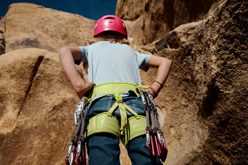 edelrid finn iii - all racked up with plenty of quick-draws.