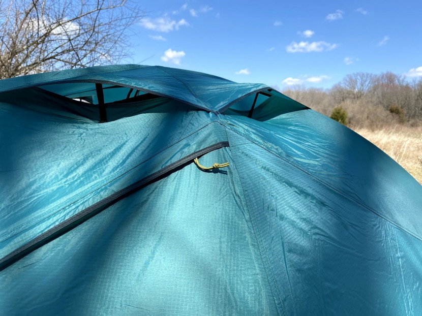 rei half dome 2 plus - the fly may look angry, but the for vents at the top will make you...