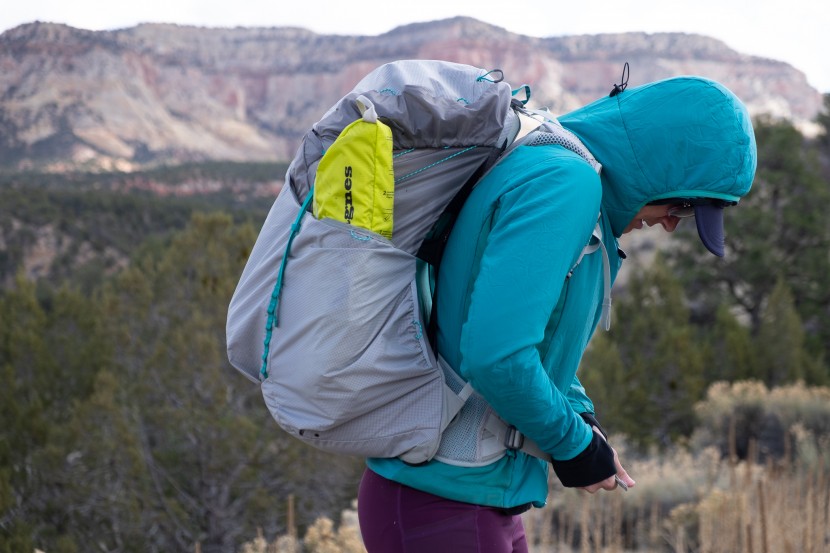 big agnes skyline ul - the narrow profile makes it easy to get the syline into the side...