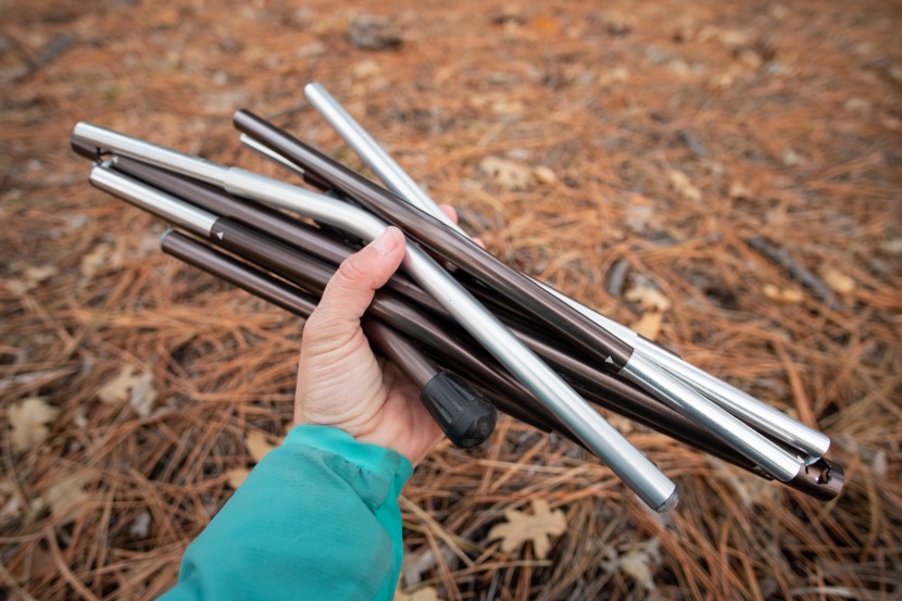 backpacking chair - the hubless poles on the big agnes skyline ul are noticeably more...