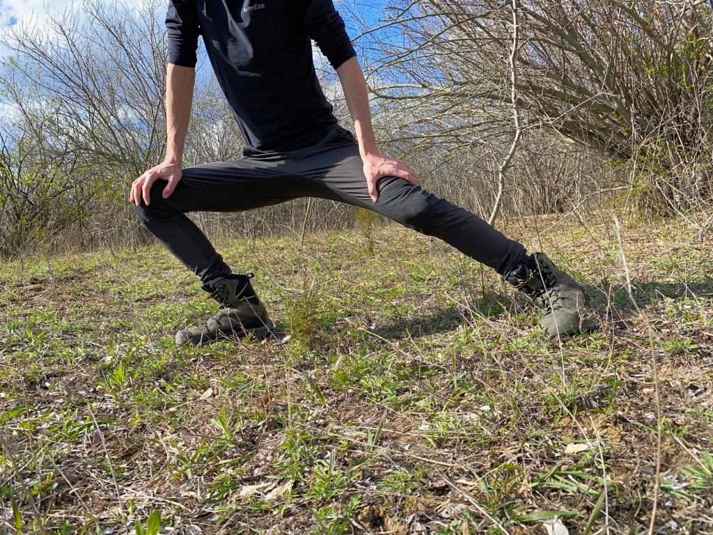 Pants and jeans Fjällräven Abisko Trekking Tights Pro Black/ Iron Grey