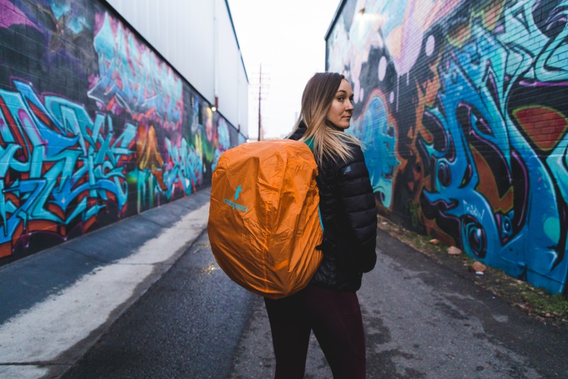 travel backpack - the rainfly fit nicely over the pack and offers additional...