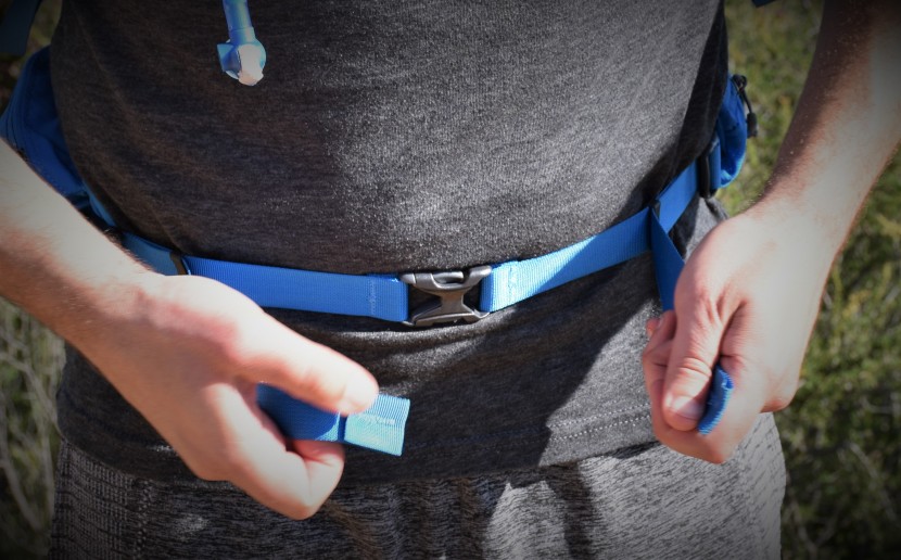 gregory endo 15l - the hip belt adjusts by pulling from your hips in towards your...