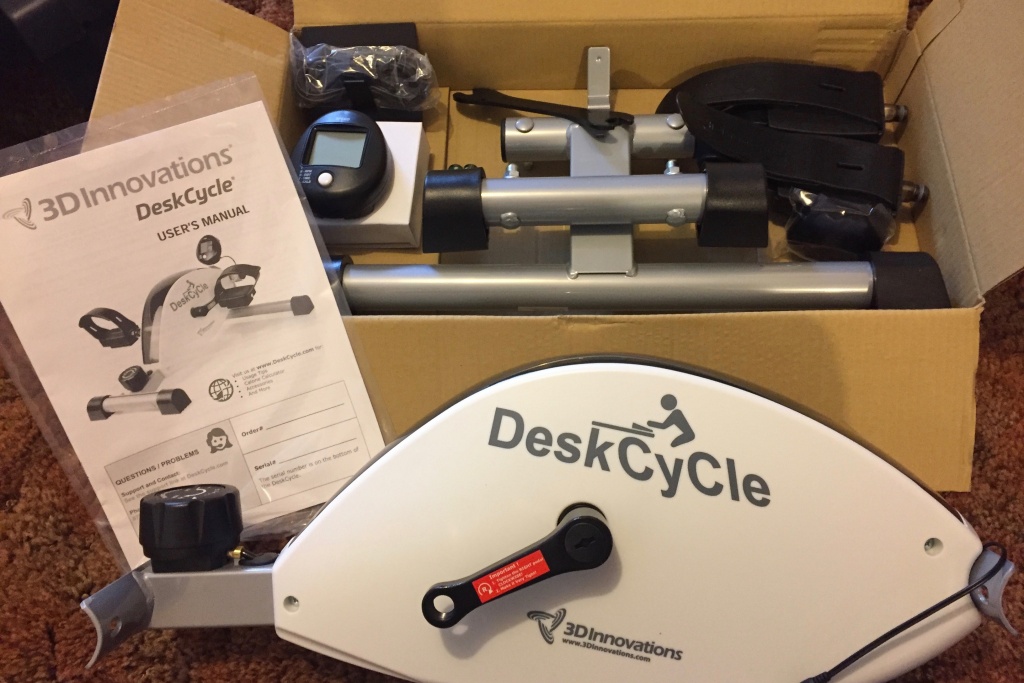 DeskCycle Under Desk Bike Pedal Exerciser Review - Live & Work Smart  Essentials