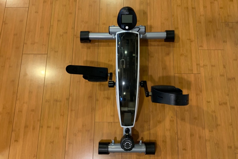 exercise bike - it doesn't get much simpler or compact than this.