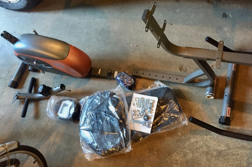 marcy recumbent me-709 - it&#039;s not too difficult, but assembling the me-709 will take...