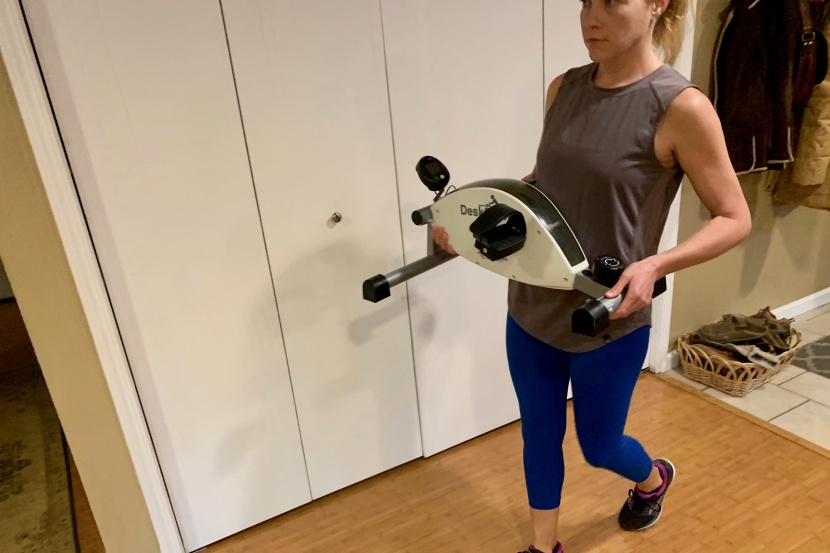 deskcycle under desk exerciser - the deskcycle&#039;s light weight and small size make it quite easy to...