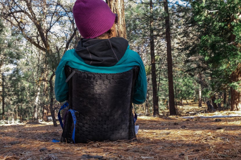 backpacking chair - not only is a tall back more comfortable, but it also gives your...