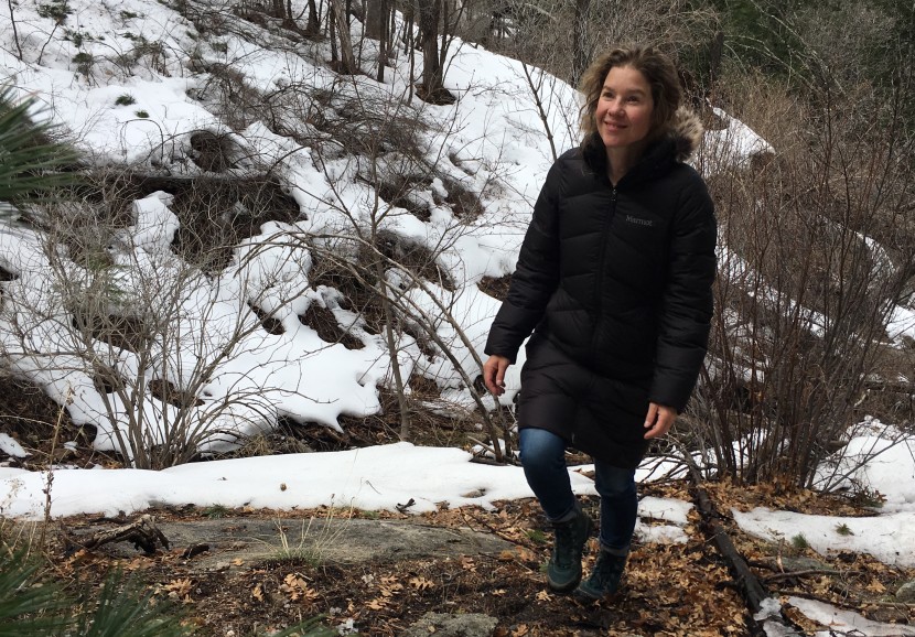 marmot montreaux - yes, it is liking wearing a cute sleeping bag around. and we love it.