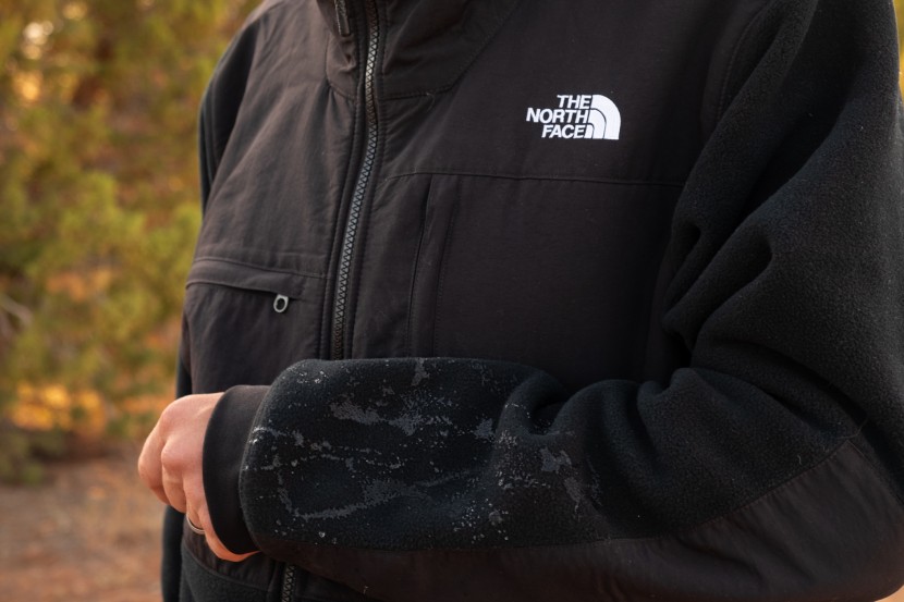 the north face denali 2 hoodie - water will make its way into the exterior of the fleece easily and...