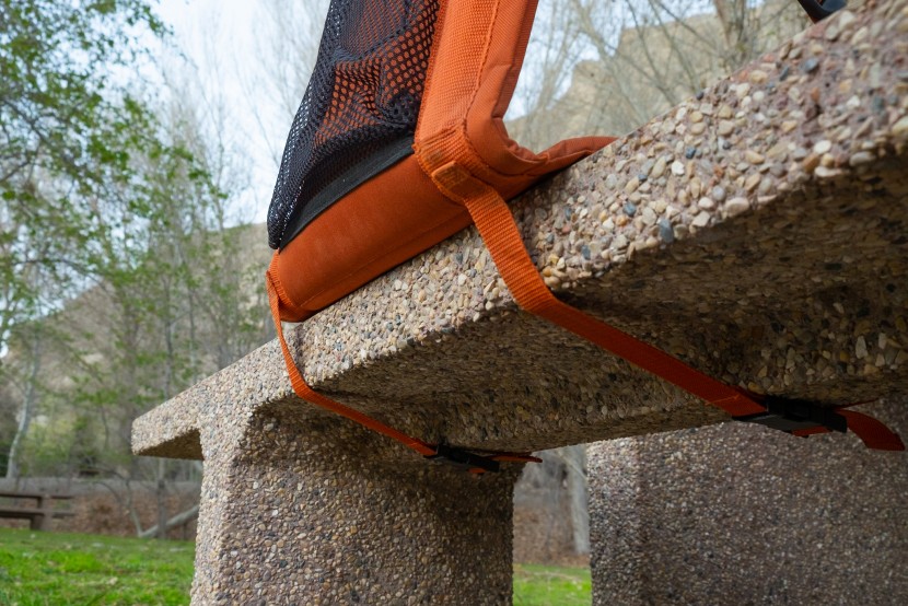 alps mountaineering weekender seat - no other model we tested offers stadium straps. this feature allows...