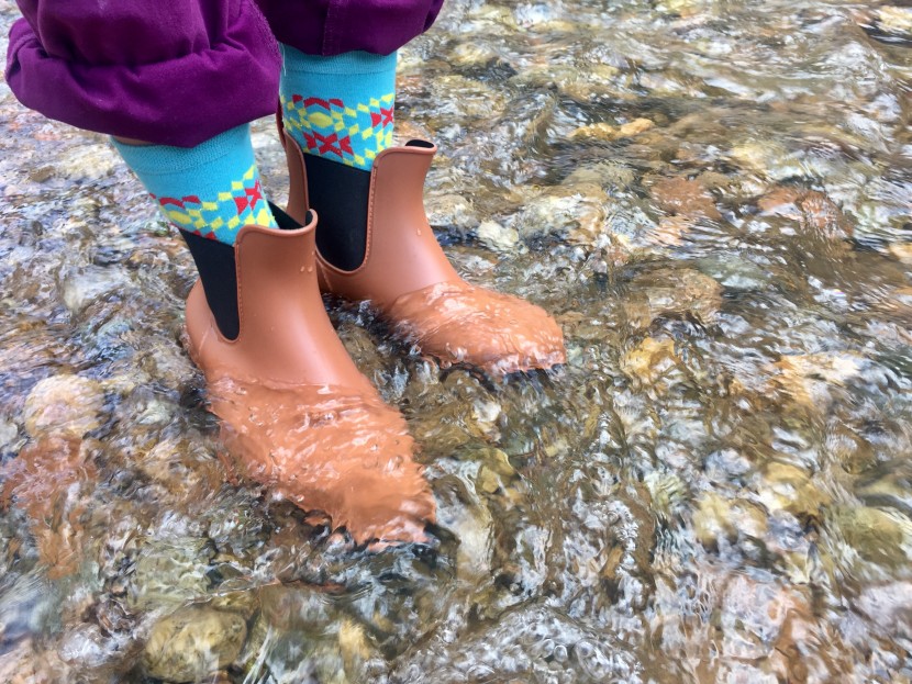 asgard chelsea - wading in shallow water is tricky in these boots as the black nylon...