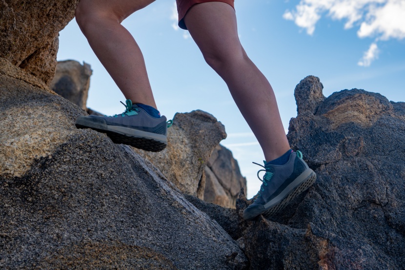 black diamond technician approach for women - the technician has enough support for easy scrambles, but it's not...