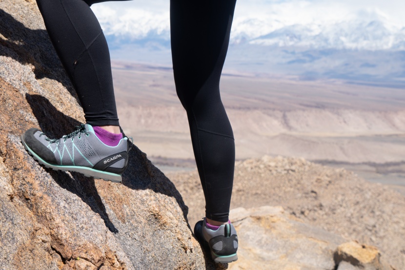 scarpa crux air for women - these shoes offer fantastic smearing and edging ability.