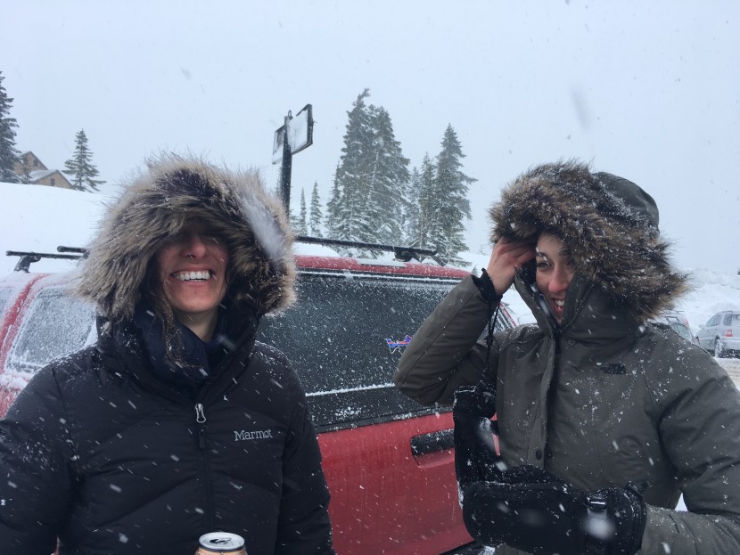 winter jacket womens - we hung out by the tailgate much longer in this snowstorm thanks to...