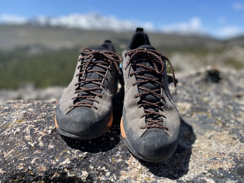 scarpa mescalito - the leather upper and sensible amount of toe rubber provide a...