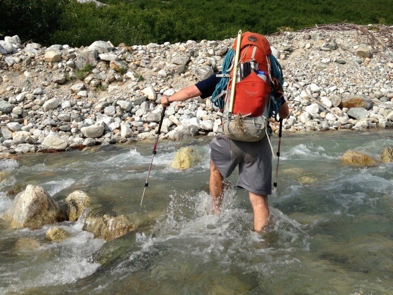 Field and sale stream trekking pole